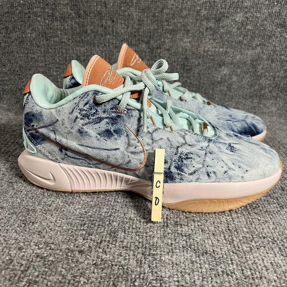 Nike Lebron 21 Shoes Mens Size 12 Aragonite Blue Tie Dye Basketball HF5467-300 - Picture 9 of 9